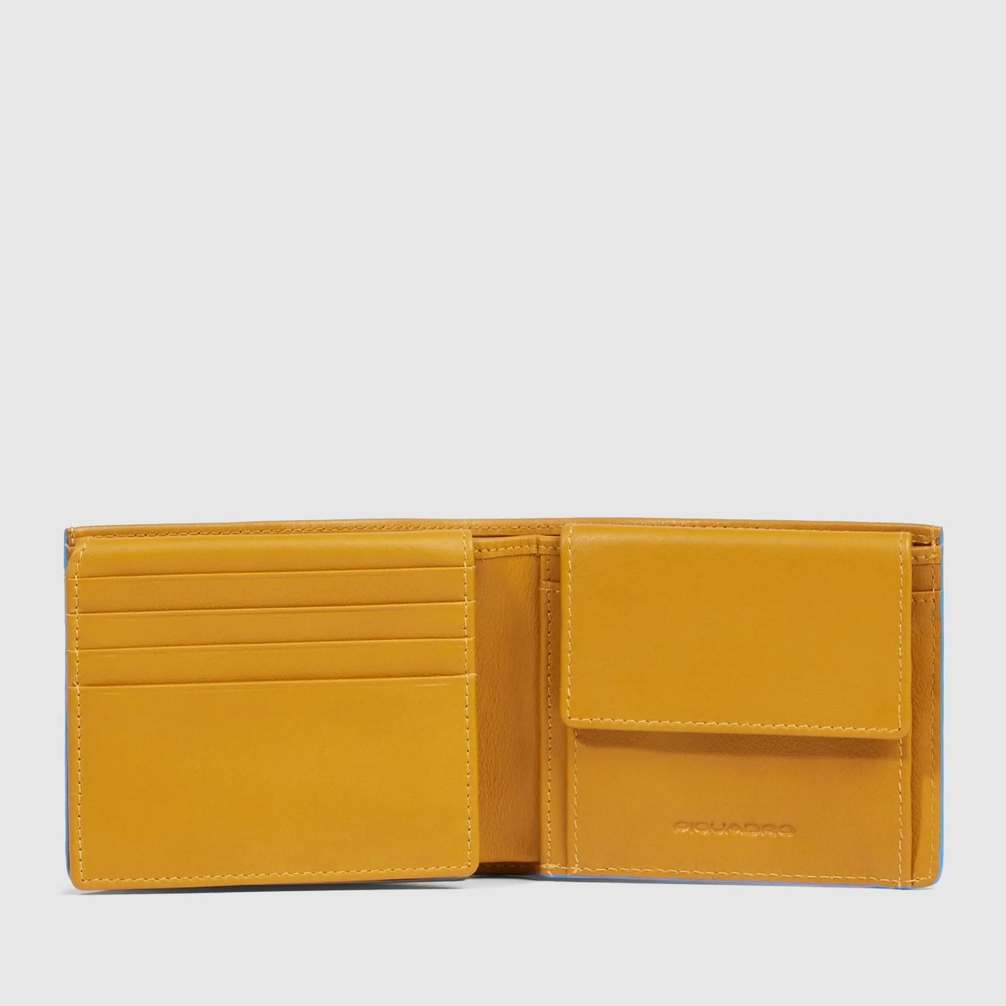 PIQUADRO -Portafoglio Con Porta Documenti Giallo