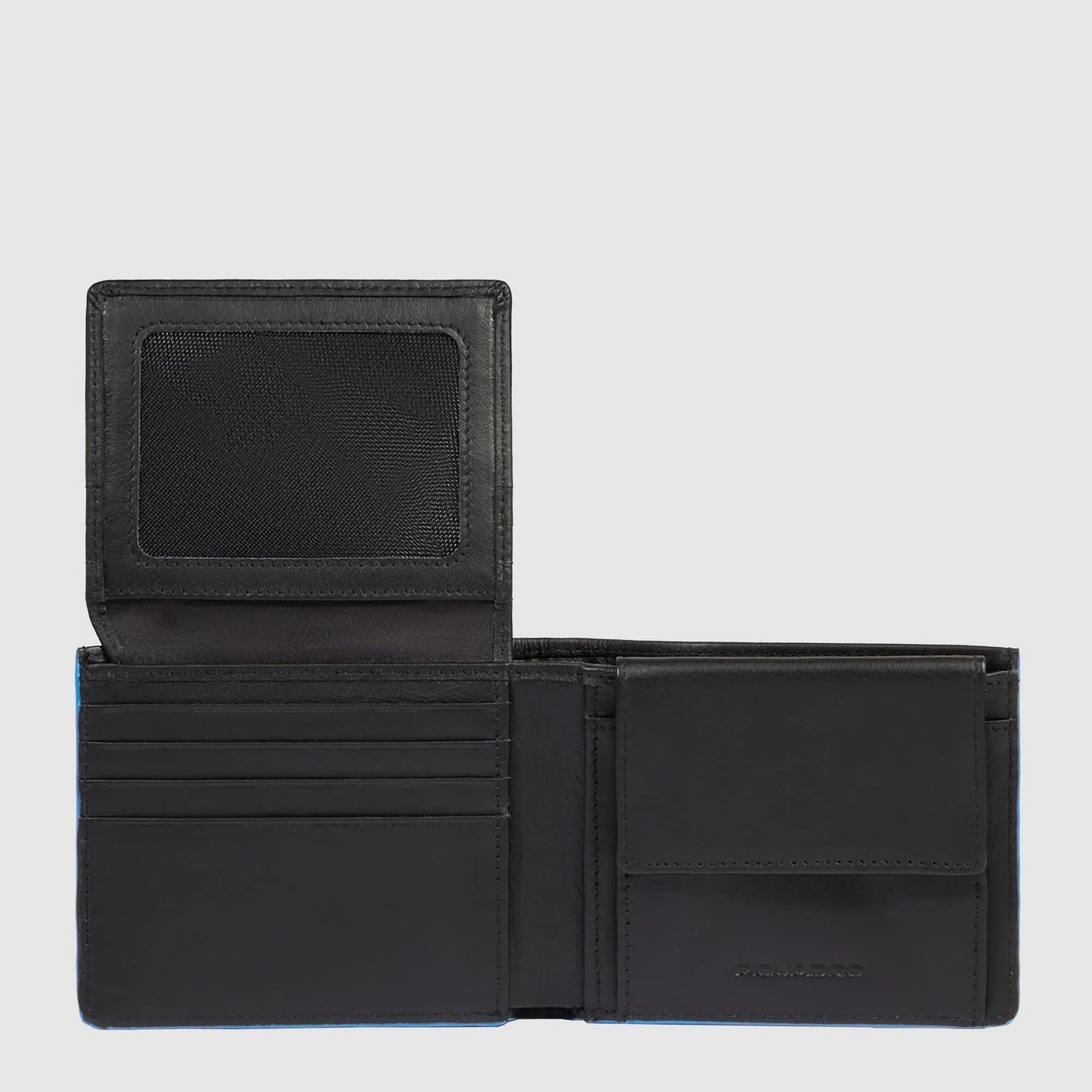 PIQUADRO -Portafoglio Con Porta Documenti Nero