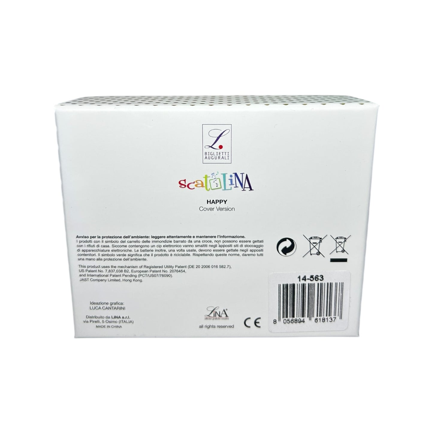 SCATOLINA AUGURALE SONORA - Prima Comunione