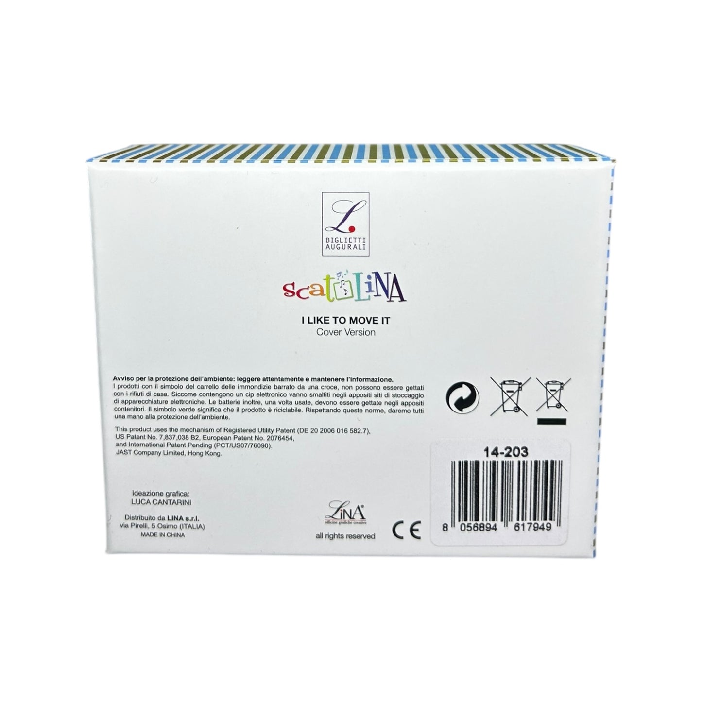 SCATOLINA AUGURALE SONORA - Buon Compleanno
