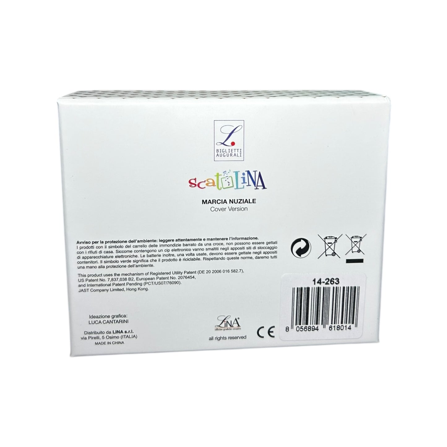 SCATOLINA AUGURALE SONORA - Matrimonio