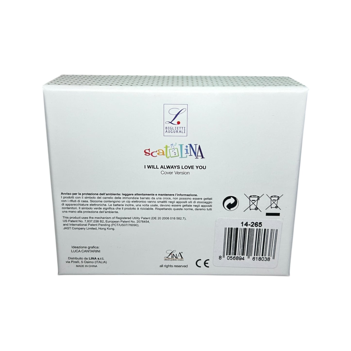 SCATOLINA AUGURALE SONORA - Matrimonio