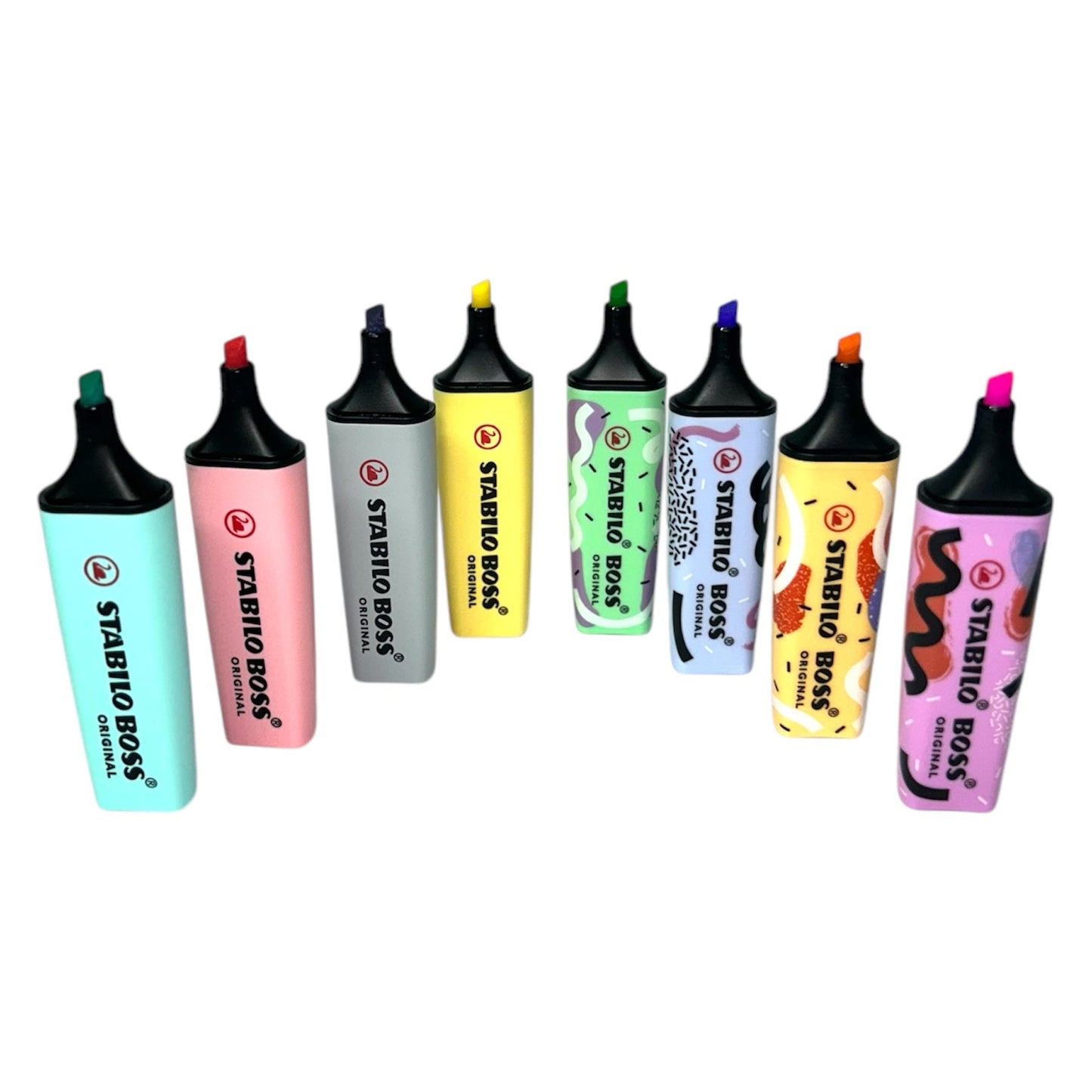 STABILO BOSS ORIGINAL PASTEL Desk Set - 4 Pastel & 4 by Ju Schnee