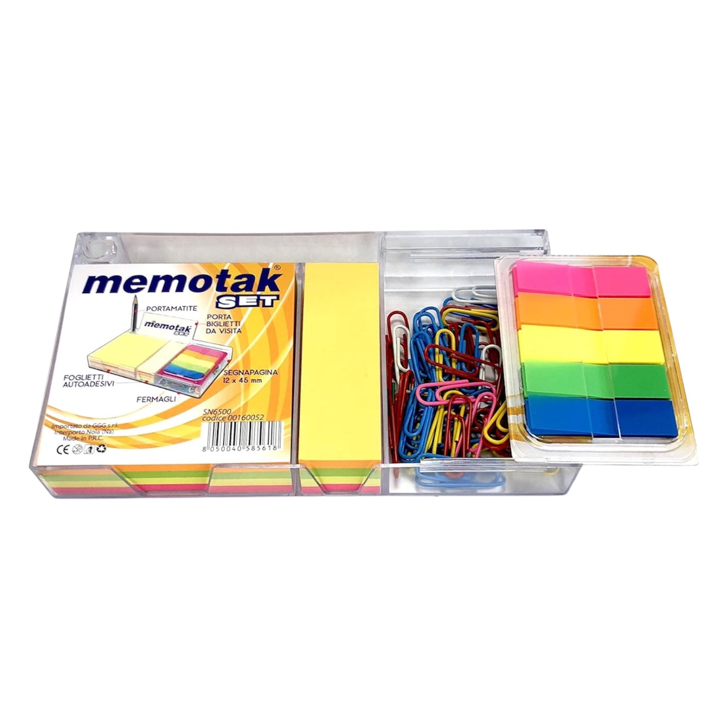 MEMOTAK SET DA SCRIVANIA - Basetta Con Accessori