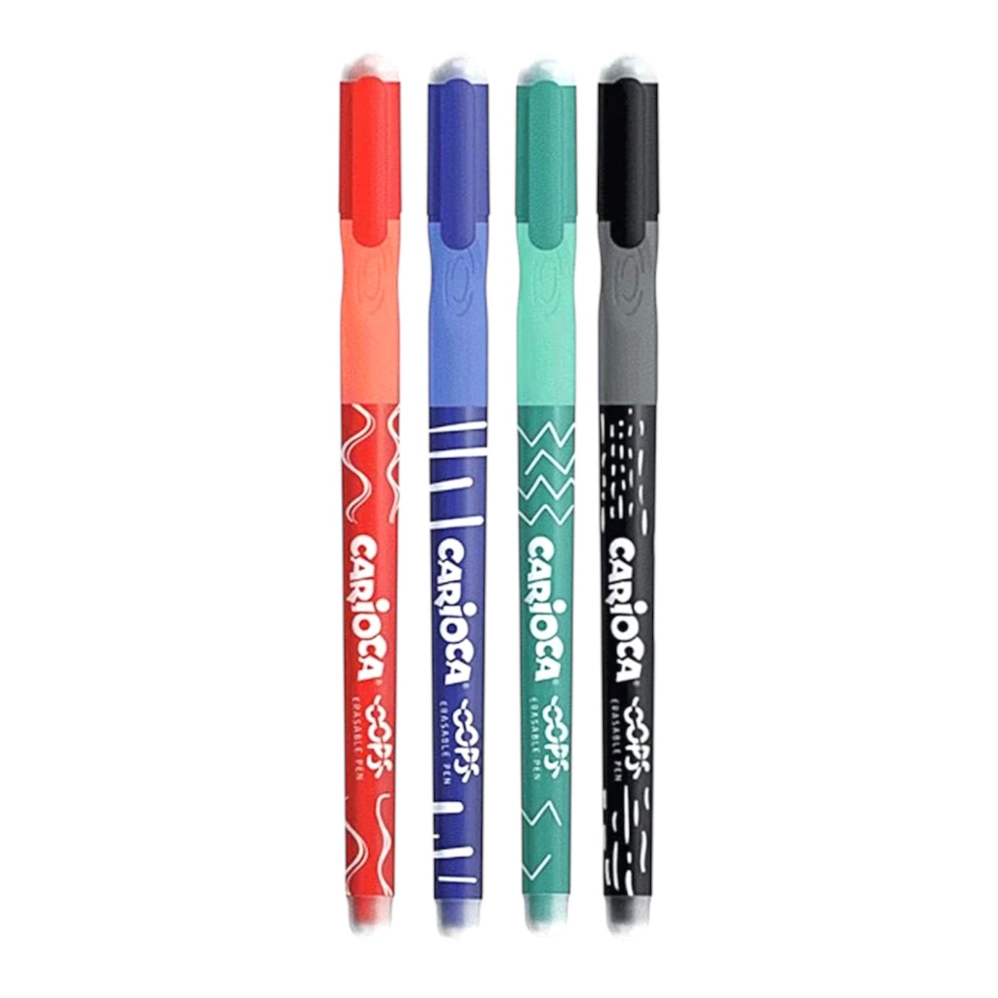 PENNA CARIOCA OOPS CON TAPPO - Con Inchiostro Cancellabile Confezione Da 2 Pz