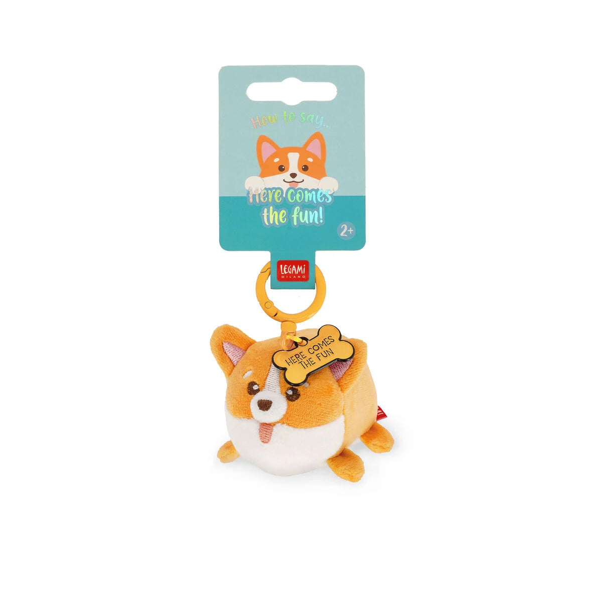 LEGAMI - Portachiavi Di Peluche Corgi Tiny Super Soft!