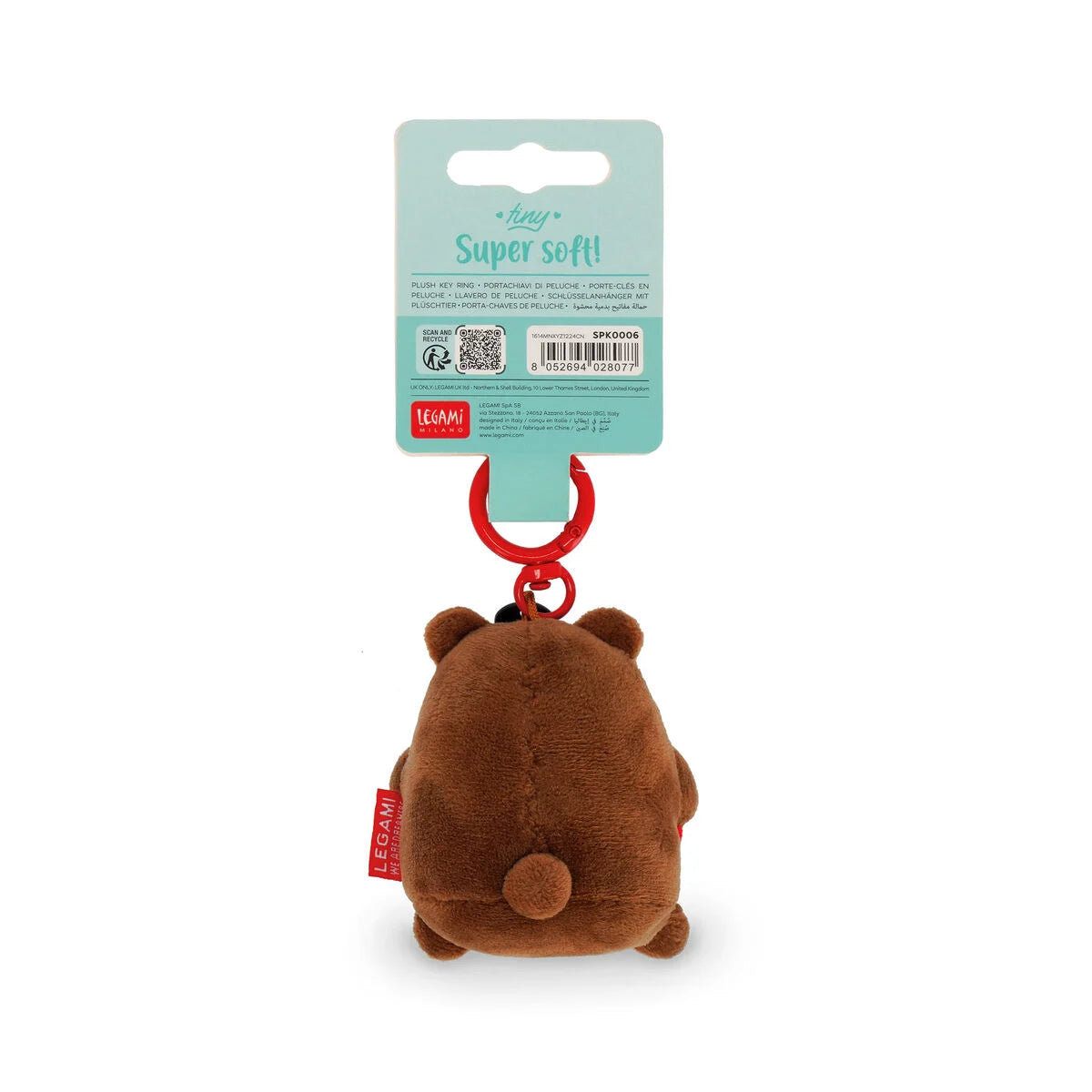 LEGAMI - Portachiavi Di Peluche Teddy Tiny Super Soft!