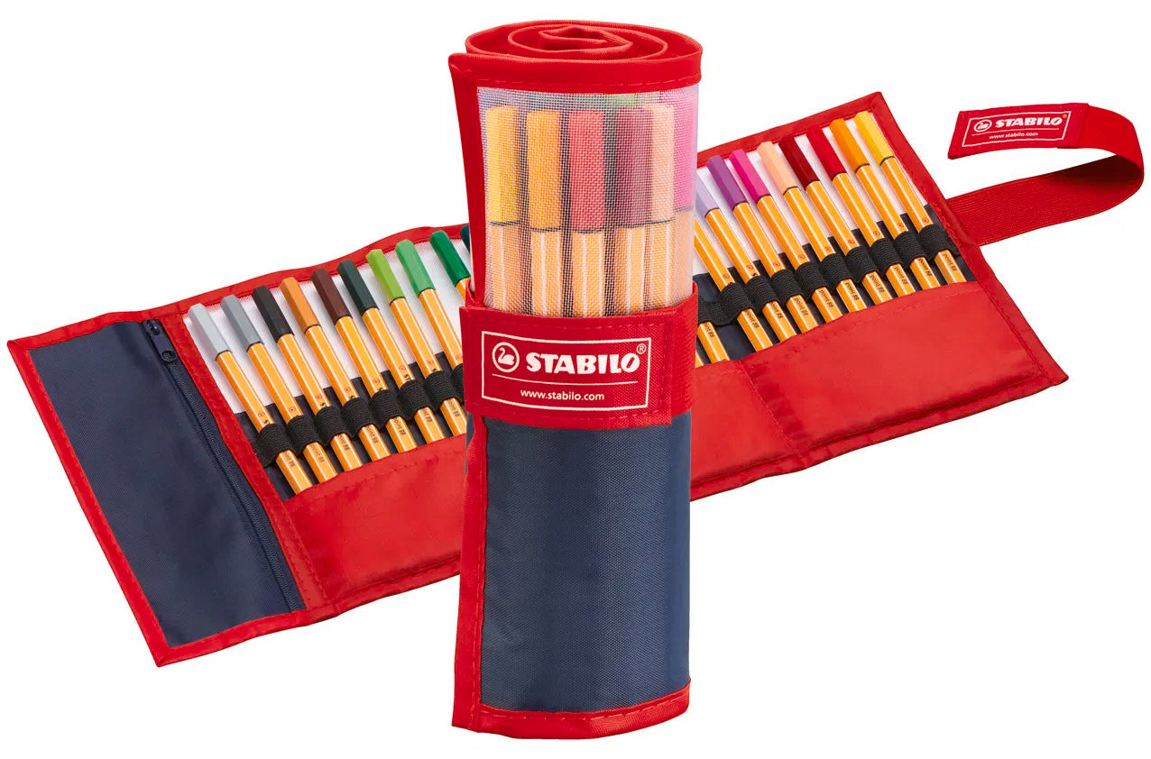 STABILO POINT 88 - Rotolo di 25 Penne Fineliner
