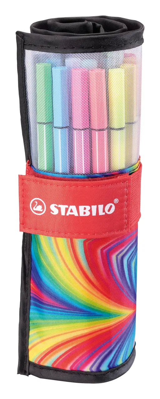 STABILO PEN 68 ARTY - Rotolo 25 Pennarelli