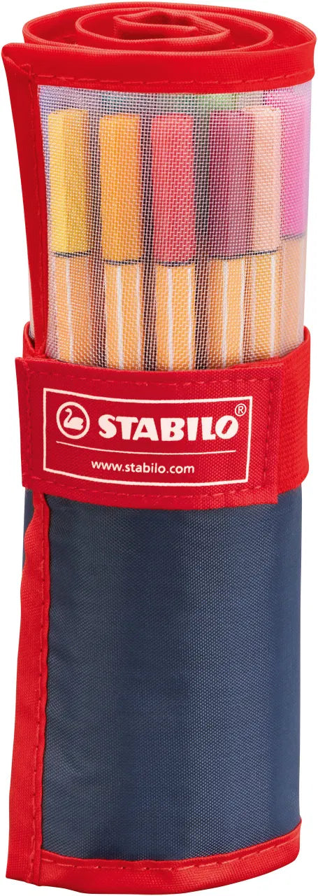 STABILO POINT 88 - Rotolo di 25 Penne Fineliner