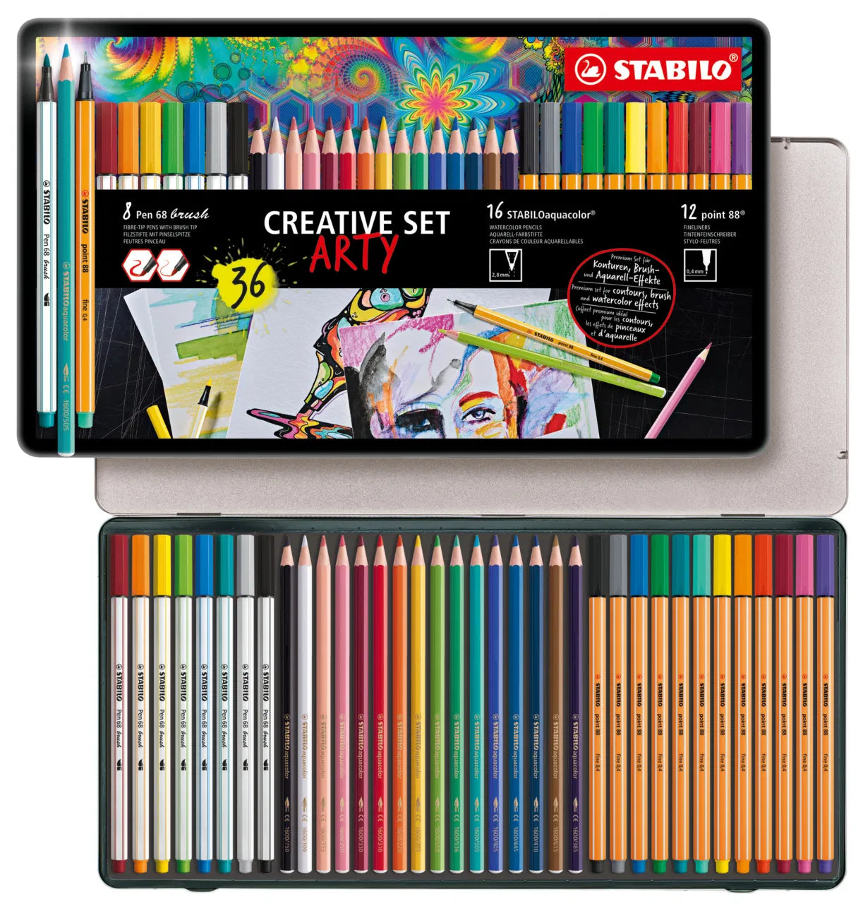 STABILO CREATIVE SET ARTY - 36 Pz