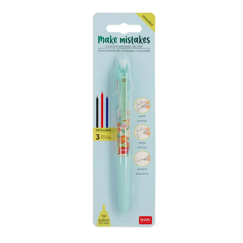 LEGAMI PENNA GEL CANCELLABILE 3 COLORI