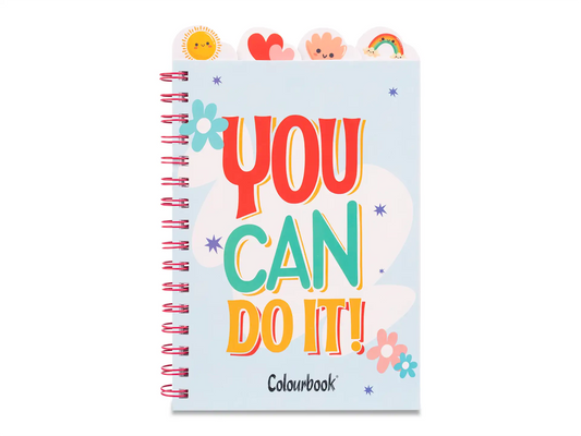 COLOURBOOK - Notebook Good Vibes "You Can Do It"