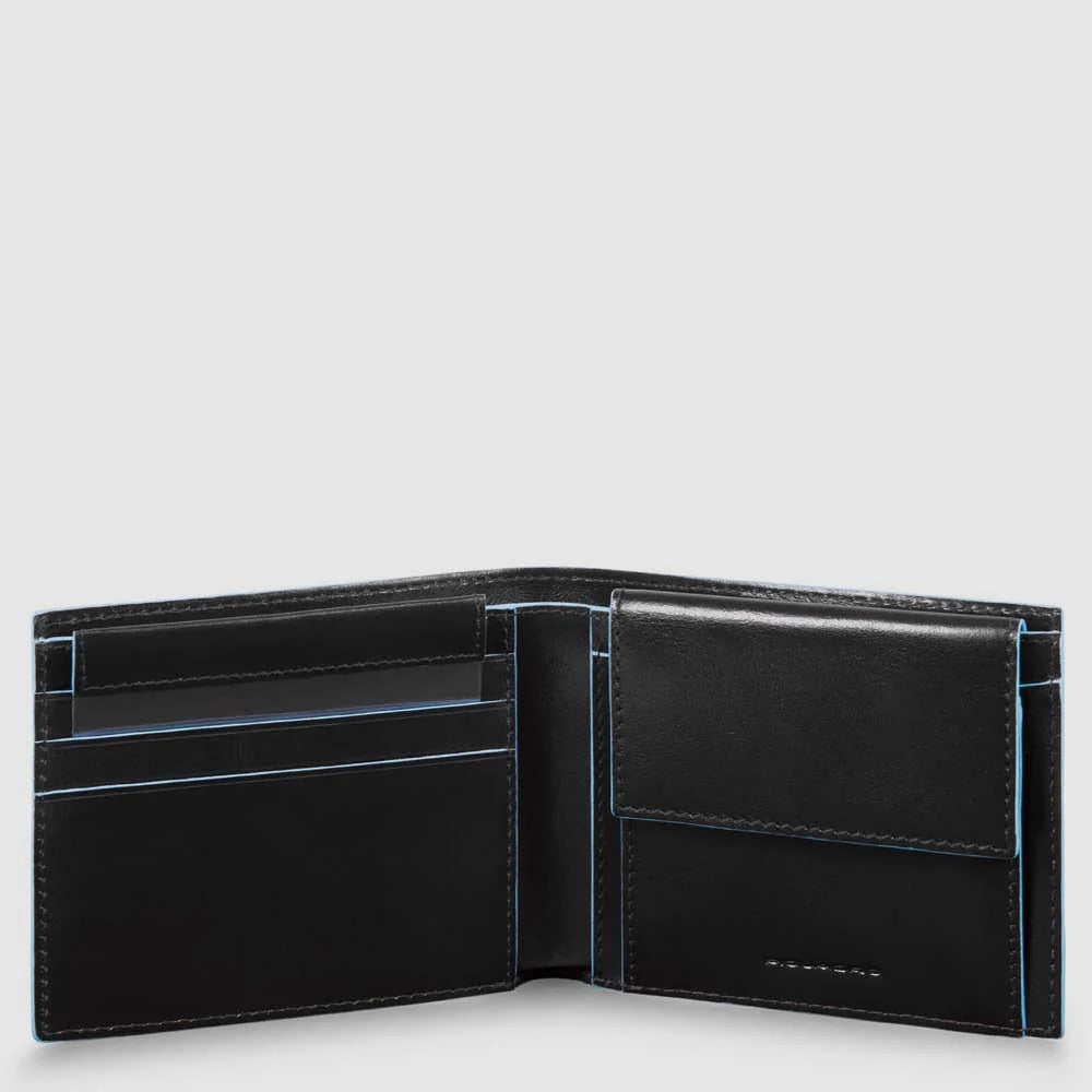 PIQUADRO - Portafoglio Uomo Con Portamonete e Porta Carte