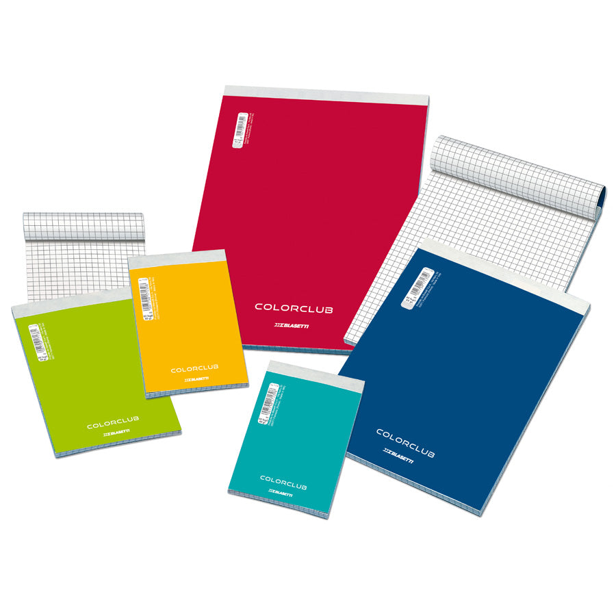 BLOCCO NOTE 21x31 - Confezione Da 5 Pz Colori Assortiti 5mm