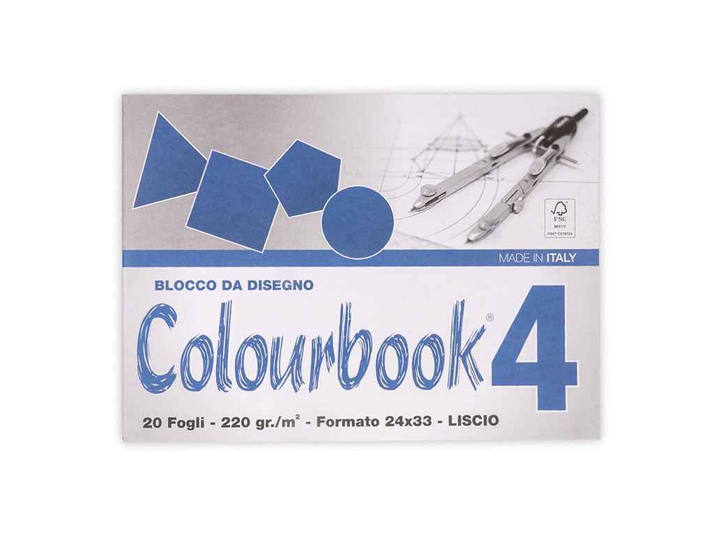 ALBUM DA DISEGNO COLOURBOOK - 24x33 Con Fogli Lisci