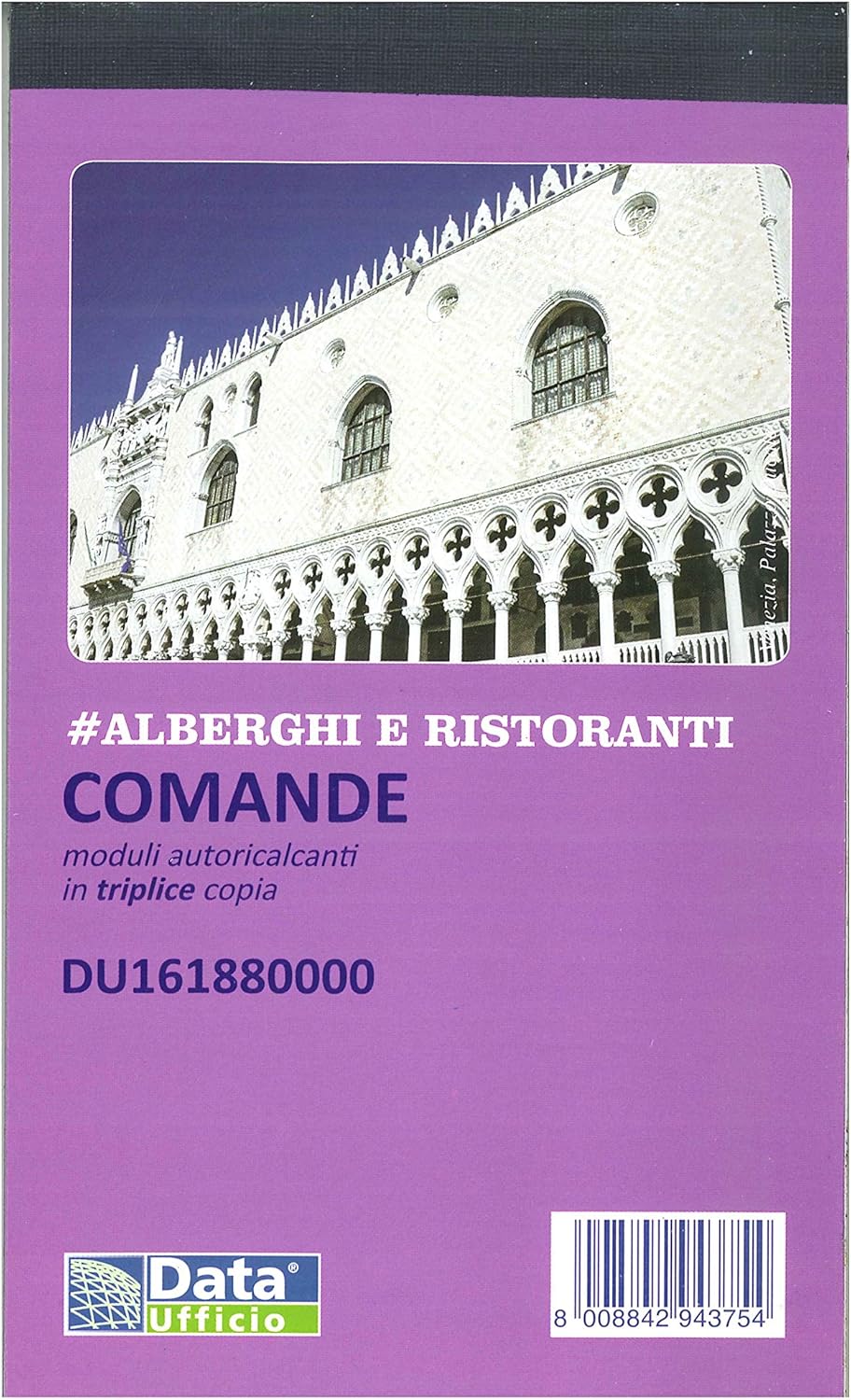 BLOCCO COMANDE 16188 - Triplice Copia Confezione Da 5 Pz