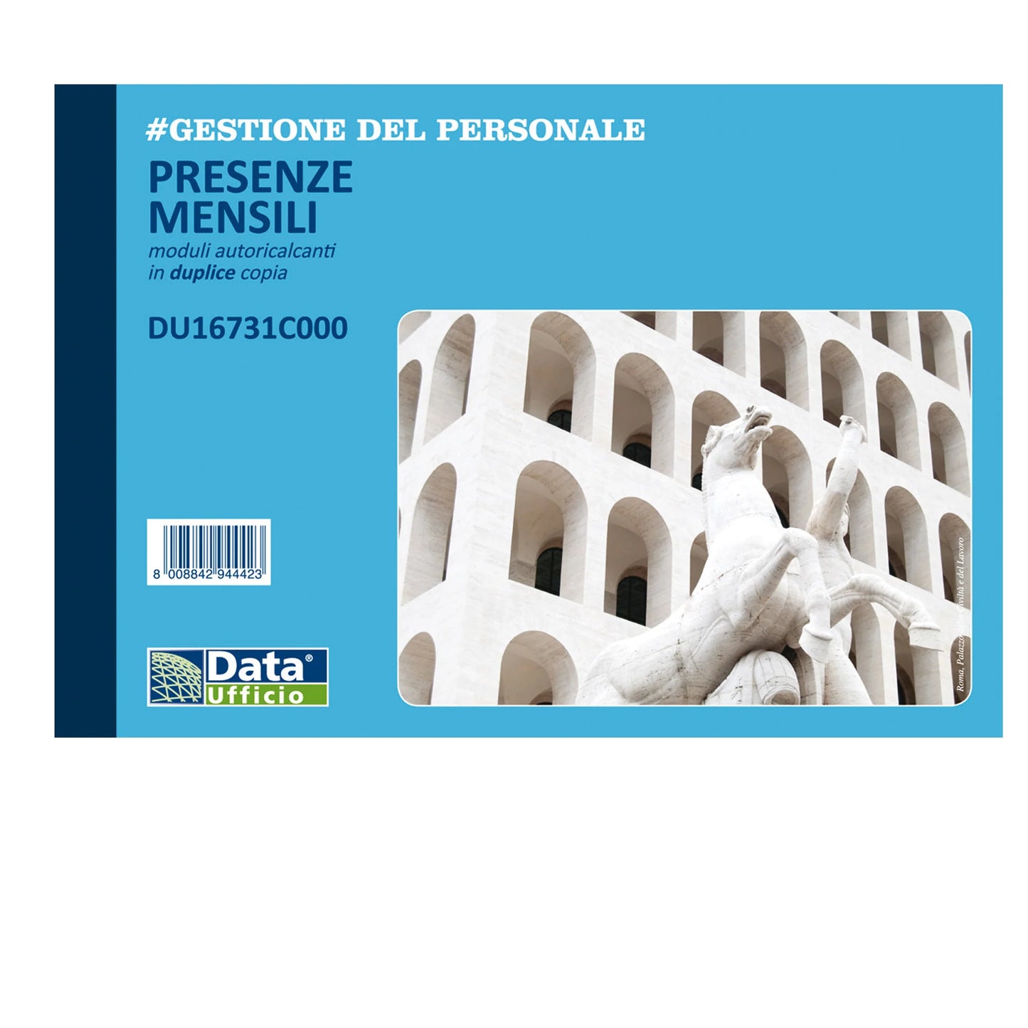BLOCCO PRESENZE MENSILI 16731C - Duplice Copia Formato A5