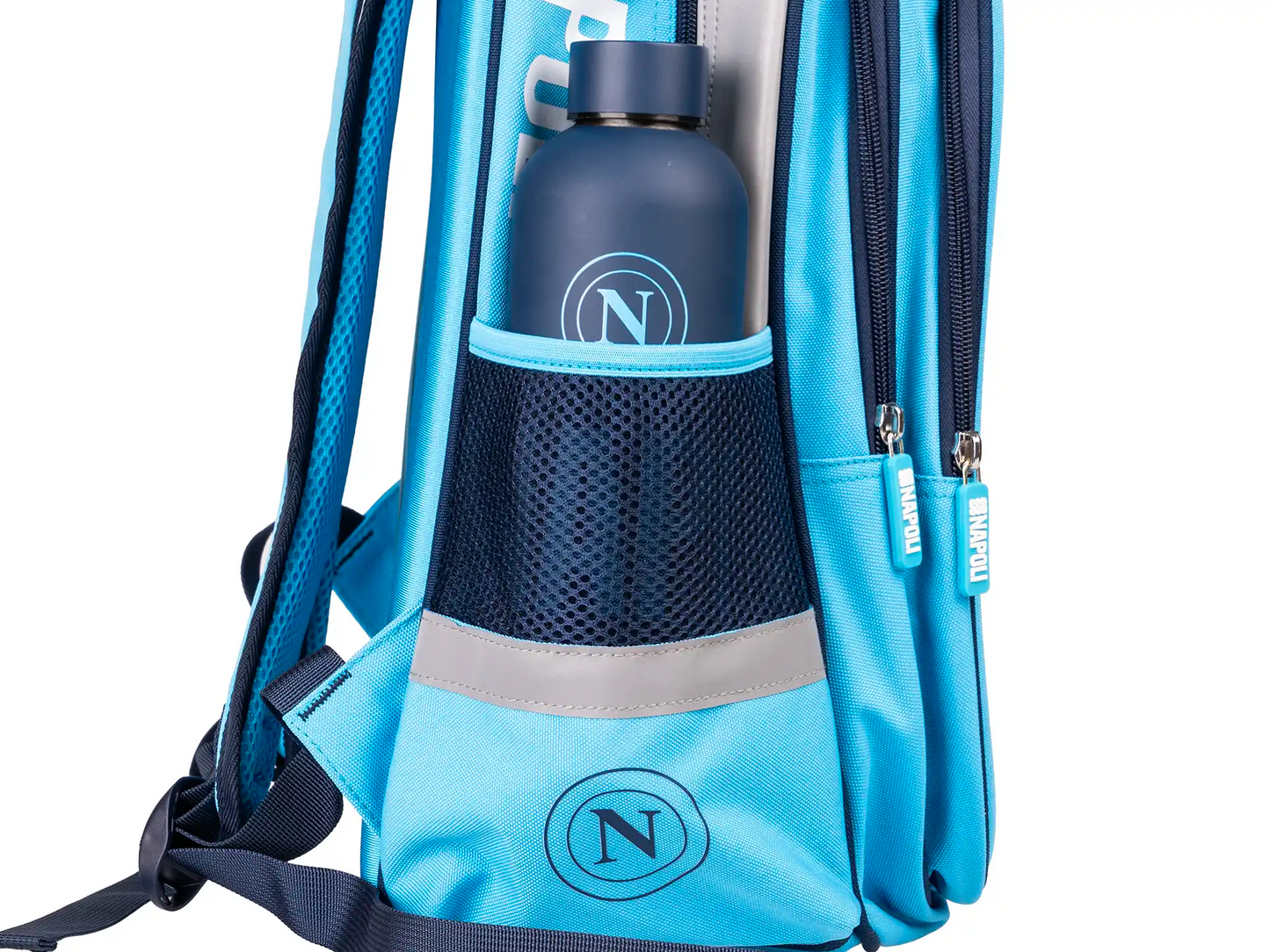 COLOURBOOK - Zaino Scuola SSC Napoli Azzurro Con Borraccia Omaggio