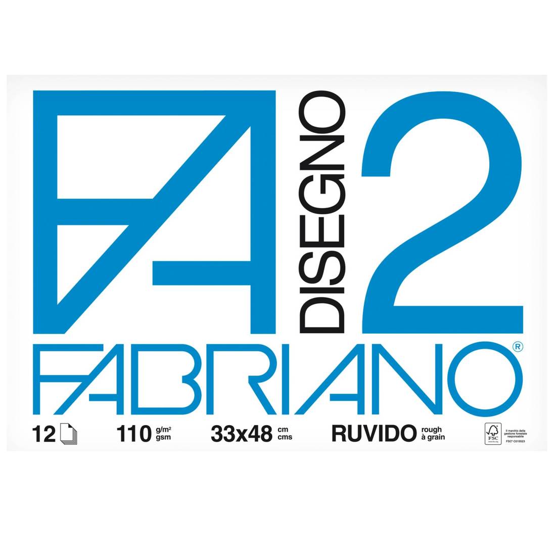 BLOCCO FABRIANO F2 - 33x48 Con Fogli Ruvidi