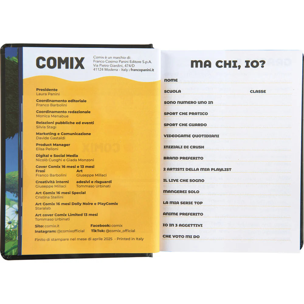 COMIX -Diario 16 Mesi 2025/26 PlayStation Giornaliero Medium