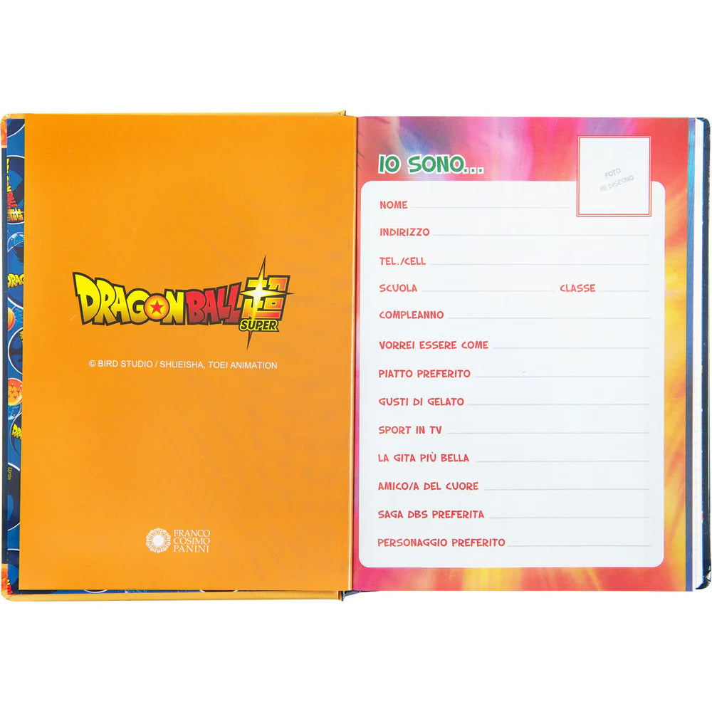 DRAGON BALL - Diario 12 Mesi 2025/2026 Blu