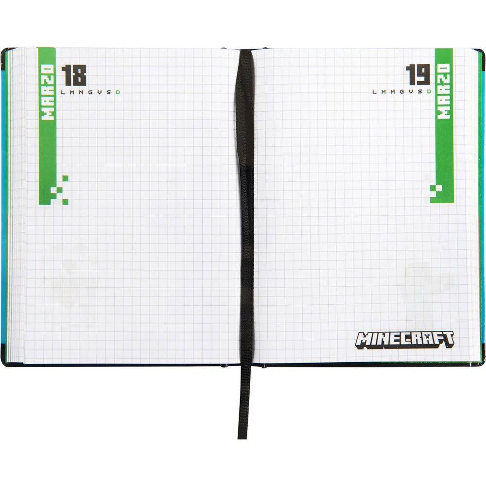 MINECRAFT - Diario 12 Mesi 2025/26 Blu