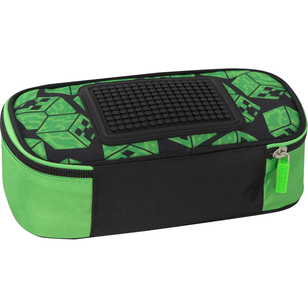 MINECRAFT - Astuccio ovale Verde/Nero