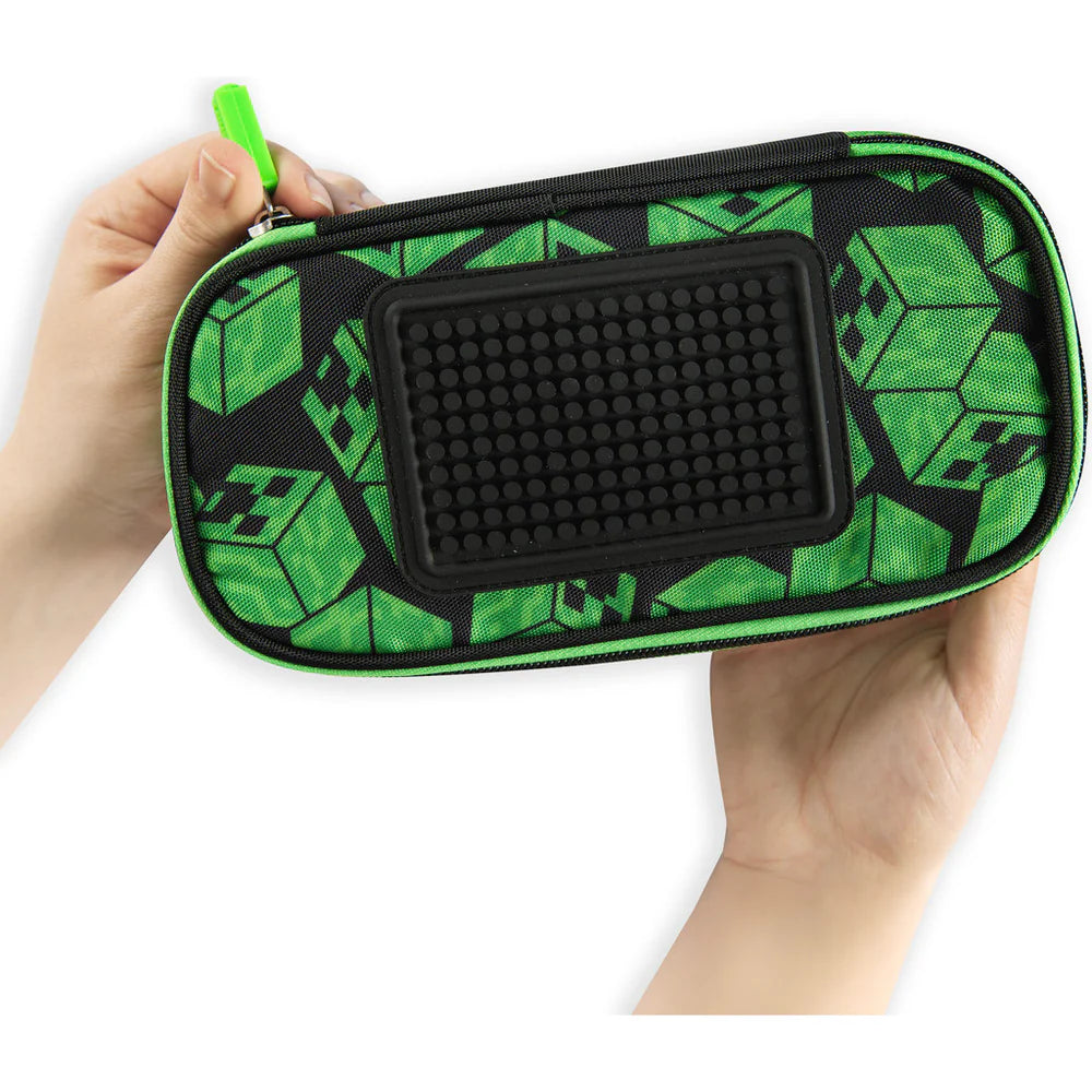 MINECRAFT - Astuccio ovale Verde/Nero