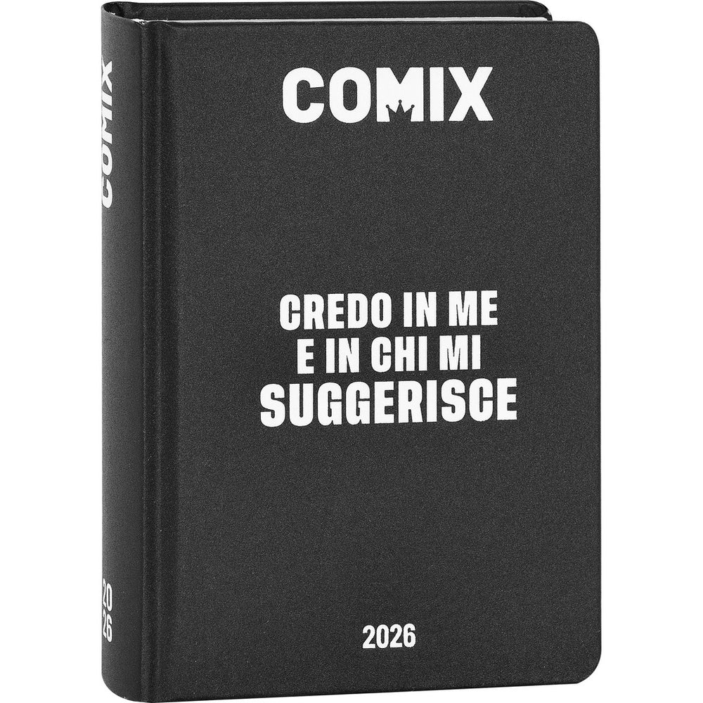 COMIX - Diario 16 Mesi 2025/26 Nero/Bianco