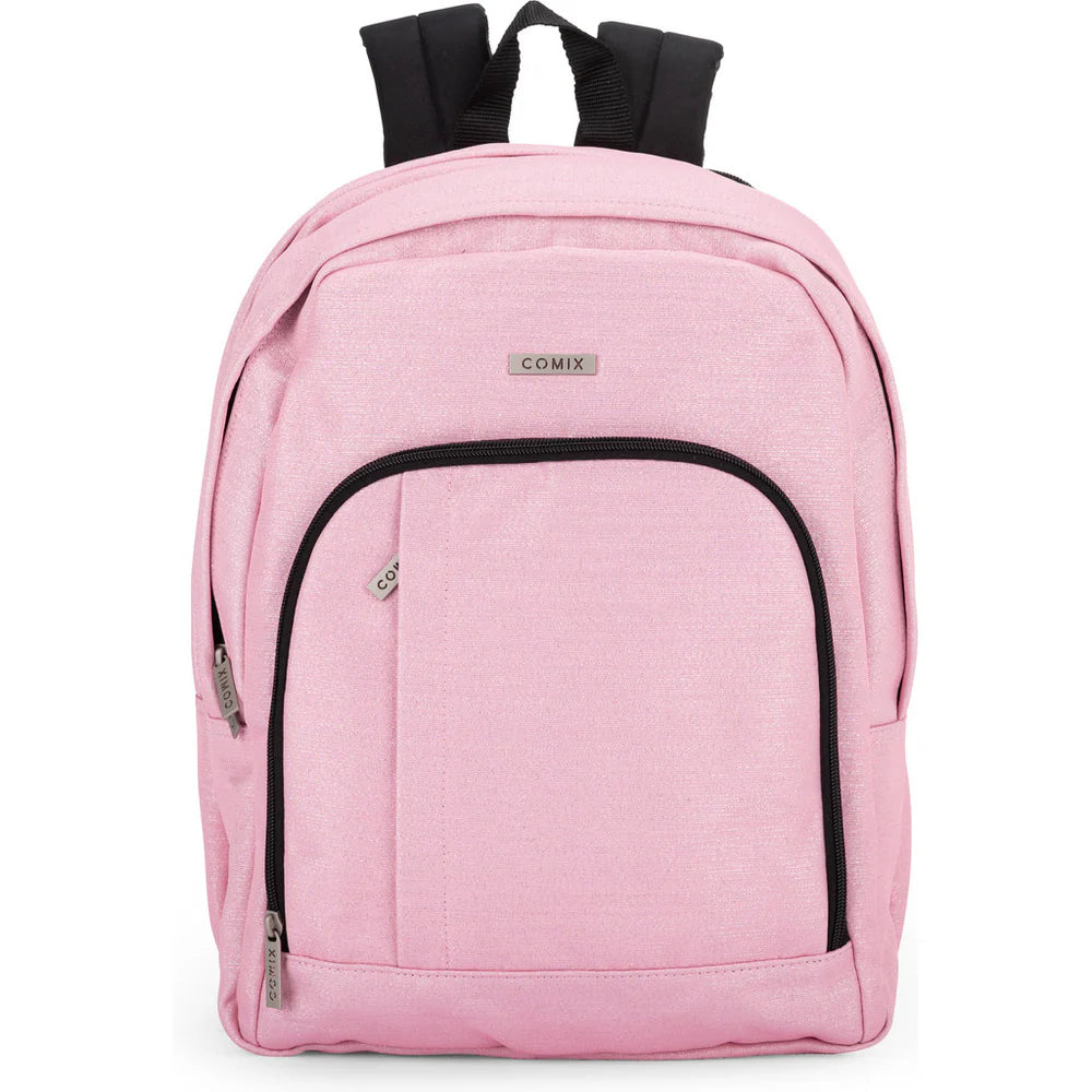COMIX - Zaino Organizzato Lurex Rosa