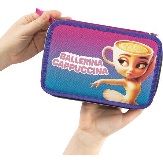 BRAINROT - Astuccio 3 Zip Ballerina Cappuccina