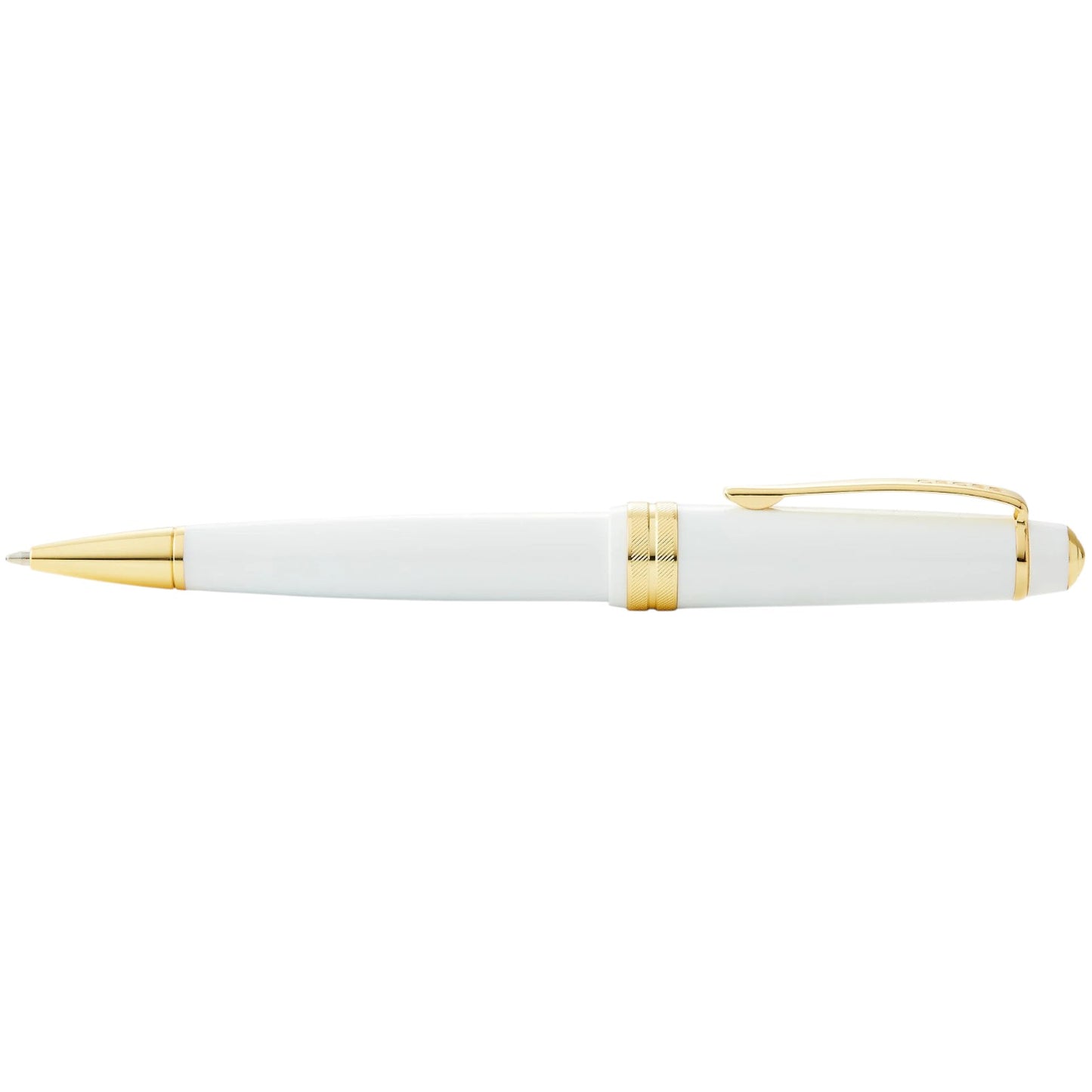 CROSS - Bailey Light™ Polished White Resin and Gold Tone Ballpoint Pen