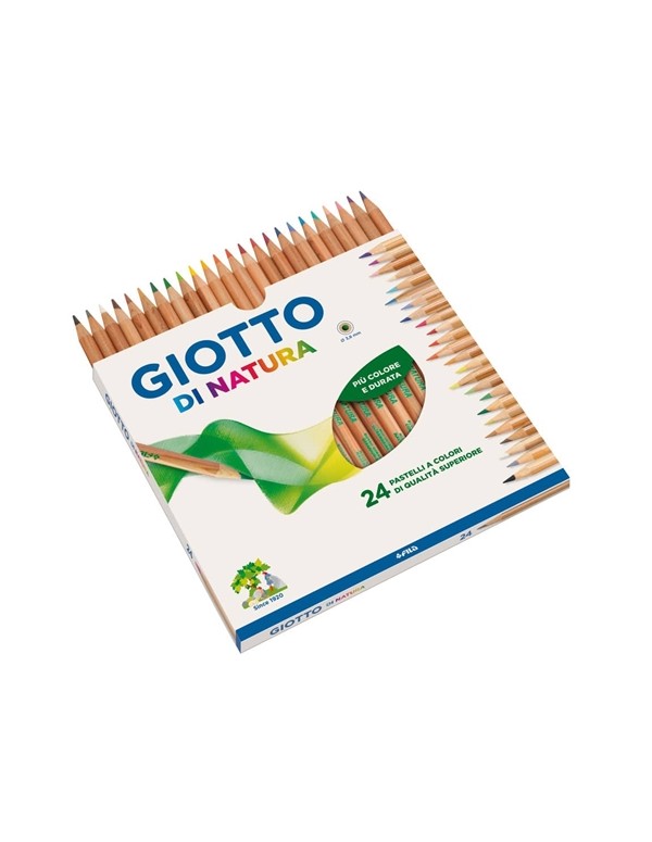 PASTELLI GIOTTO DI NATURA - Confezione Da 24Pz