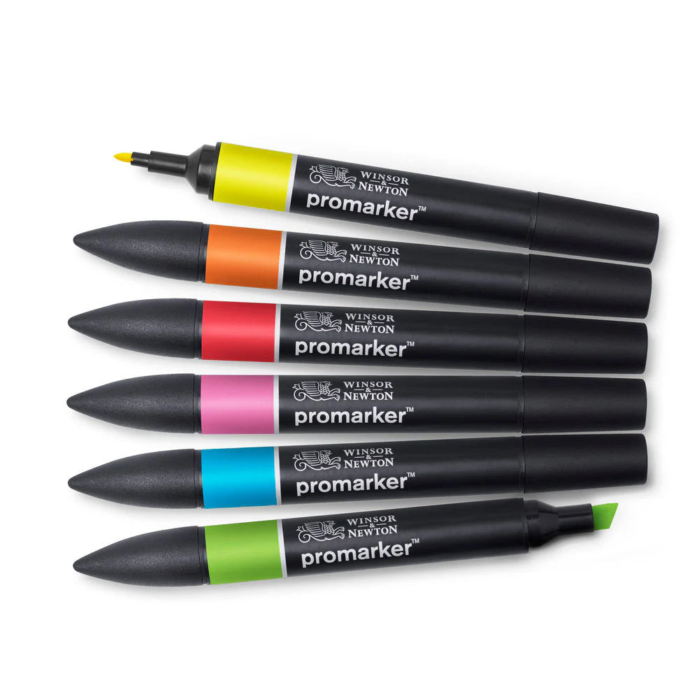 WINSOR & NEWTON PROMARKER - Vibrant Tones 6 Pz