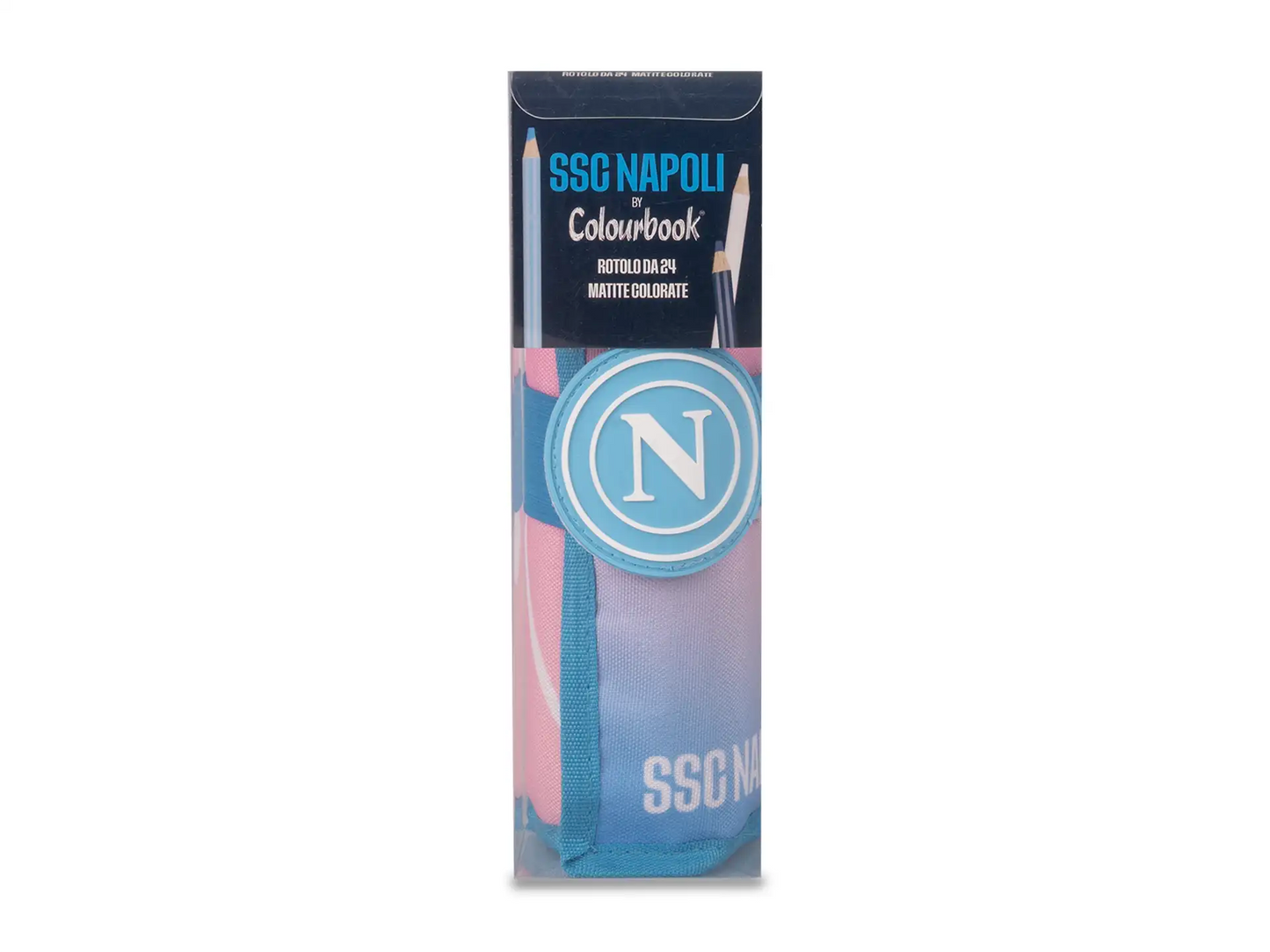 COLOURBOOK x SSC NAPOLI - Rotolo Portapastelli 24 Colori