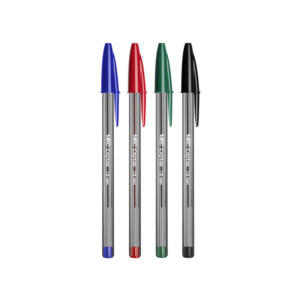 PENNA BIC CRISTAL 1.6mm - Confezione Da 5 Pz