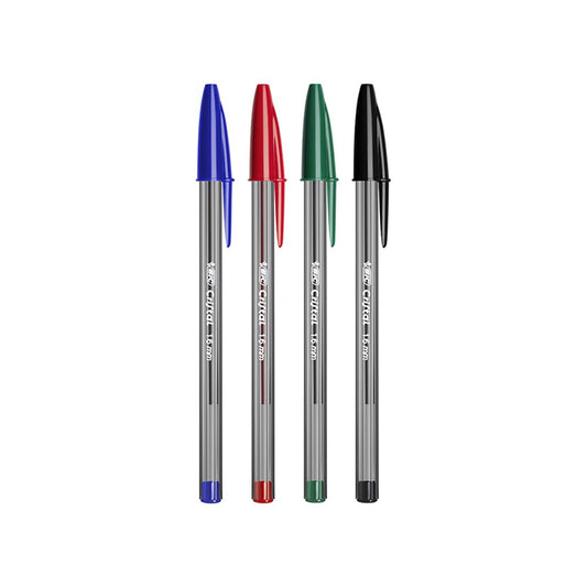 PENNA BIC CRISTAL 1.6mm - Confezione Da 5 Pz