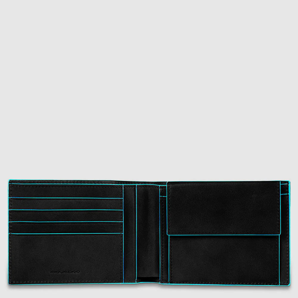 PIQUADRO - Portafoglio Uomo Con Portamonete In Pelle