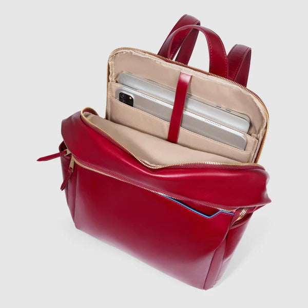 PIQUADRO - Zaino Donna In Pelle Porta Computer 14"