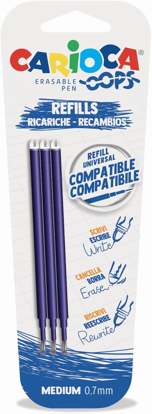 CARIOCA OOPS REFILL - Confezione Da 3 Pz