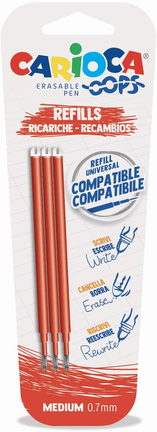 CARIOCA OOPS REFILL - Confezione Da 3 Pz