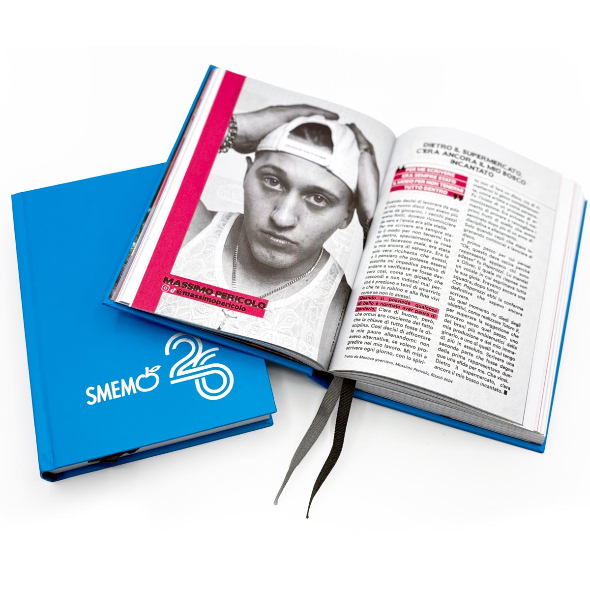 SMEMO - Diario 2025/26 16 Mesi Classic Azzurro