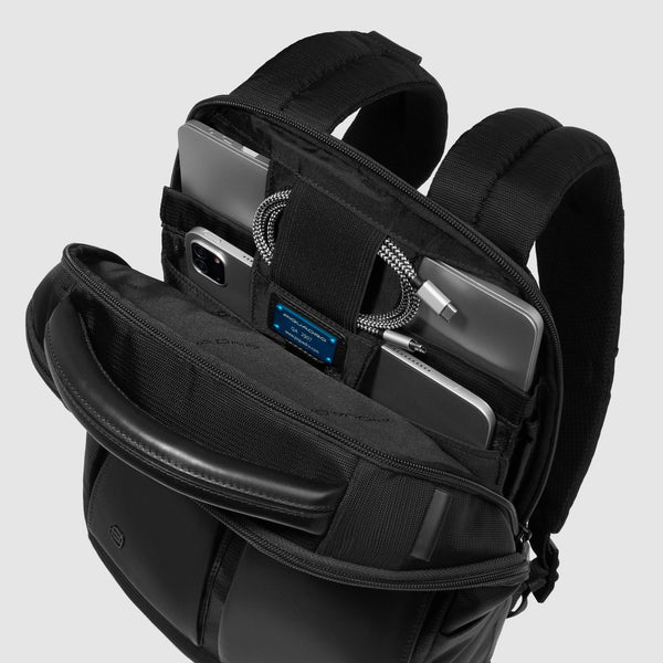 PIQUADRO - Zaino Porta Computer 14" In Tessuto Riciclato