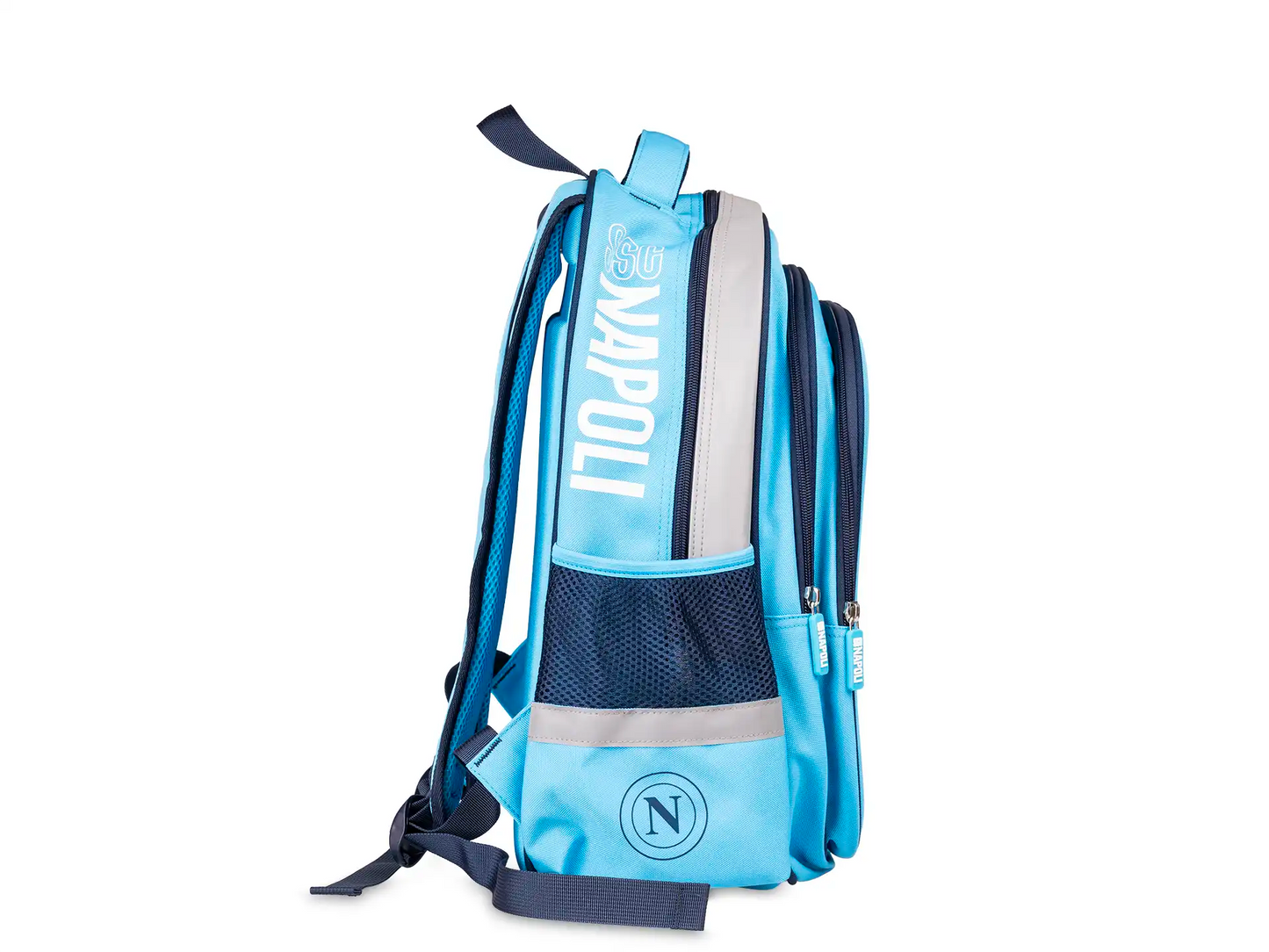 COLOURBOOK - Zaino Scuola SSC Napoli Azzurro Con Borraccia Omaggio