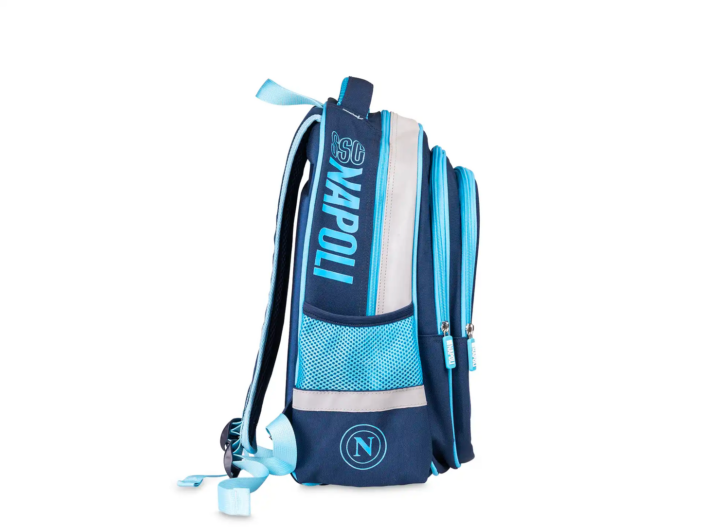 COLOURBOOK - Zaino Scuola SSC Napoli Blu Con Borraccia Omaggio