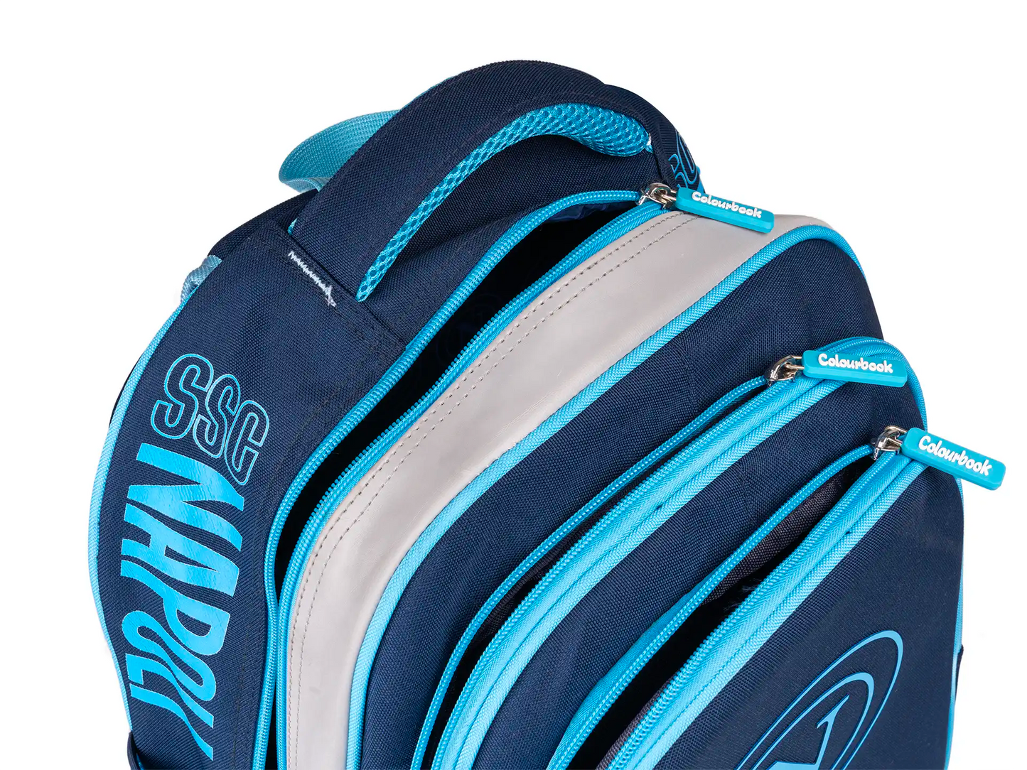COLOURBOOK - Zaino Scuola SSC Napoli Blu Con Borraccia Omaggio