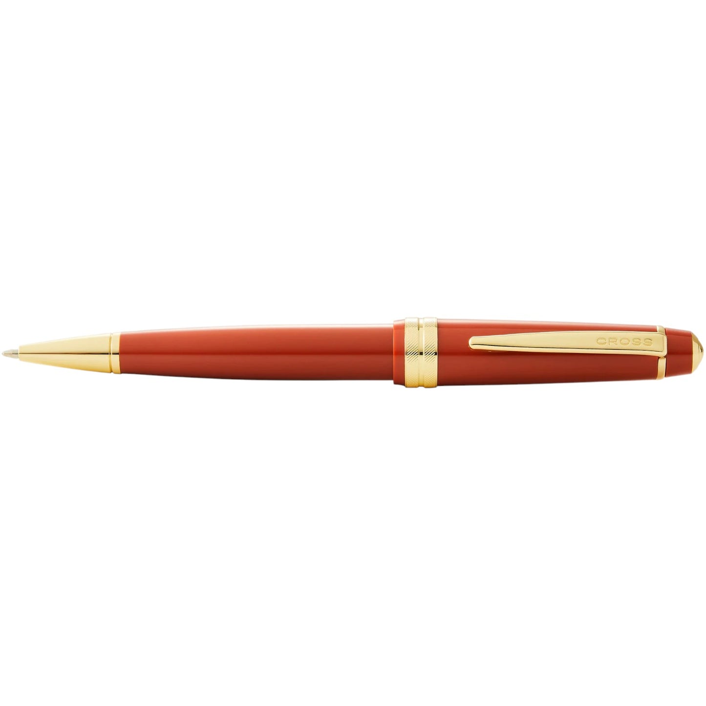 CROSS - Bailey Light™ Polished Amber Resin and Gold Tone Ballpoint Pen