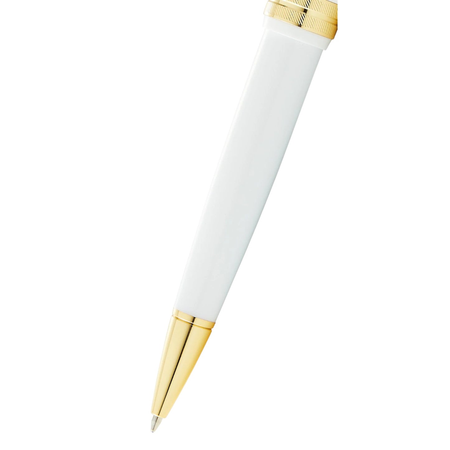 CROSS - Bailey Light™ Polished White Resin and Gold Tone Ballpoint Pen