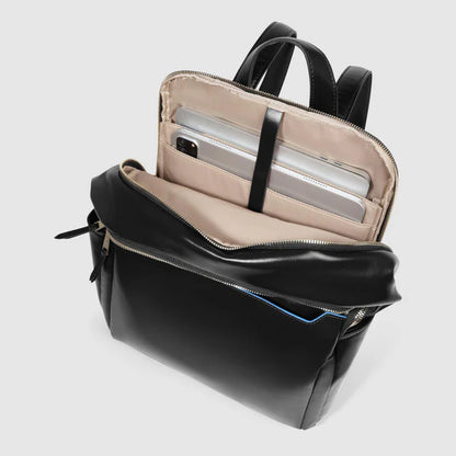 PIQUADRO - Zaino Donna In Pelle Porta Computer 14"